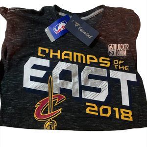 NBA FANATICS  Cleveland Cavs Eastern Conference Champion shirt, BRAND NEW  - XL